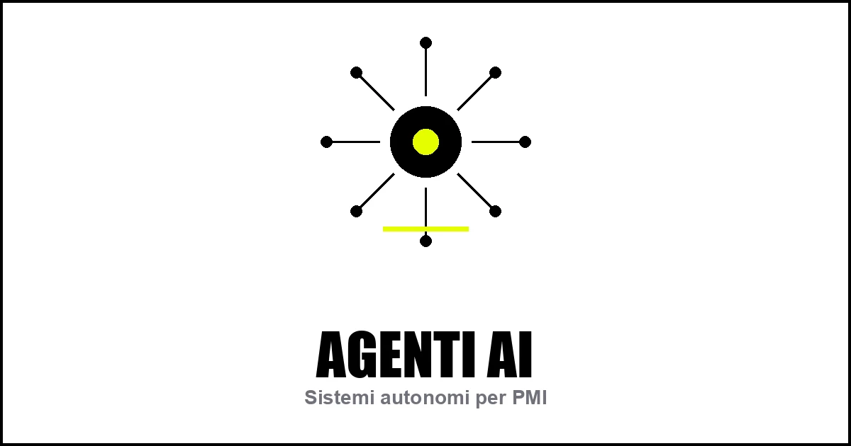 Agenti AI per PMI: sistemi autonomi che pianificano, agiscono e verificano i processi aziendali